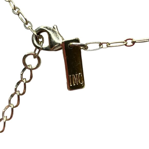 Star & Moon Pendant Necklace With Rhinestones Gold-Toned 18" Chain Lobster Clasp - Picture 5 of 8